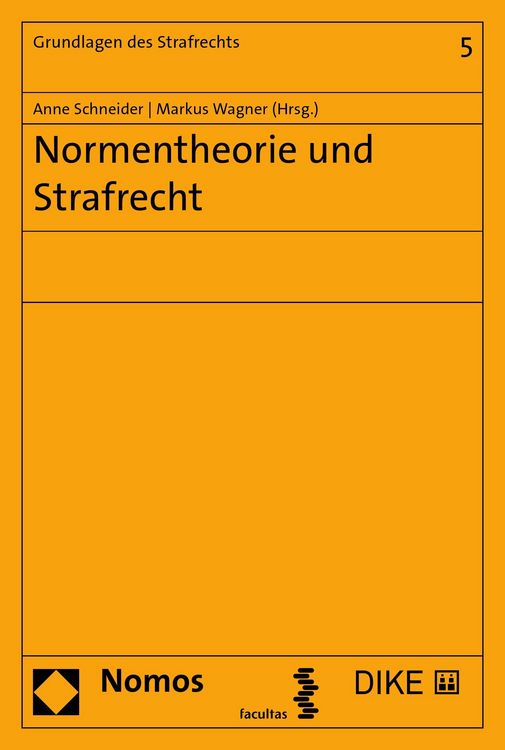 Produktbild: Normentheorie und Strafrecht