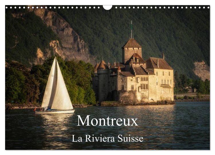 Produktbild: Montreux, la Riviera Suisse (Calendrier mural 2026 DIN A3 vertical), CALVENDO calendrier mensuel