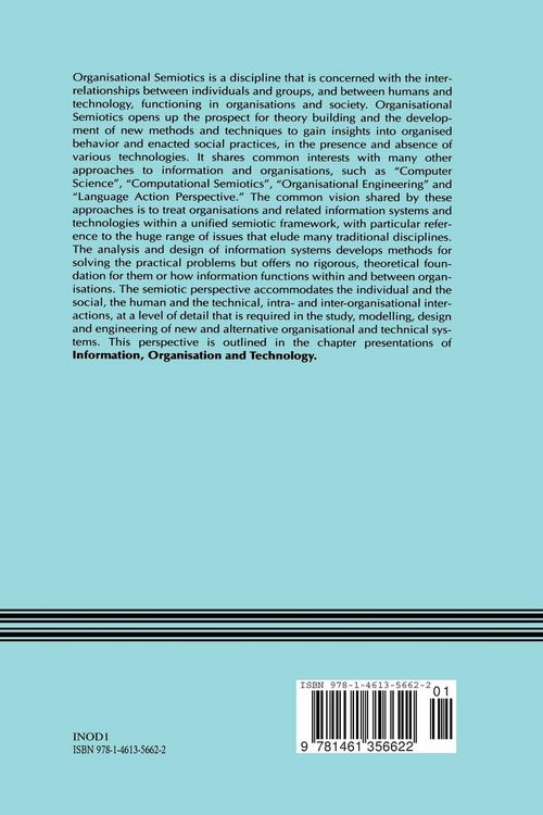 Produktbild: Information, Organisation and Technology