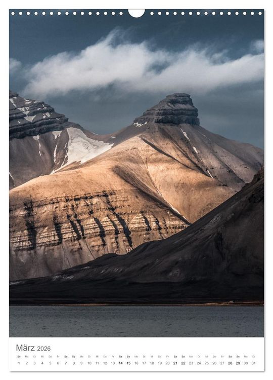Produktbild: Die Arktis - Naturfotografien aus Spitzbergen (Wandkalender 2026 DIN A3 hoch), CALVENDO Monatskalender