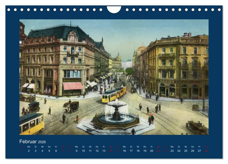 Produktbild: Historisches Frankfurt am Main von 1888 bis 1918 (Wandkalender 2026 DIN A4 quer), CALVENDO Monatskalender