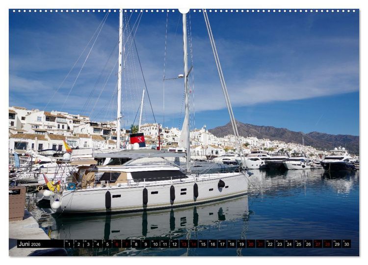 Produktbild: Marbella - Mond&auml;n und charmant (Wandkalender 2026 DIN A2 quer), CALVENDO Monatskalender