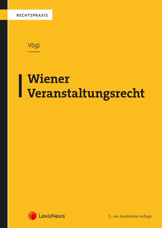 Produktbild: Wiener Veranstaltungsrecht