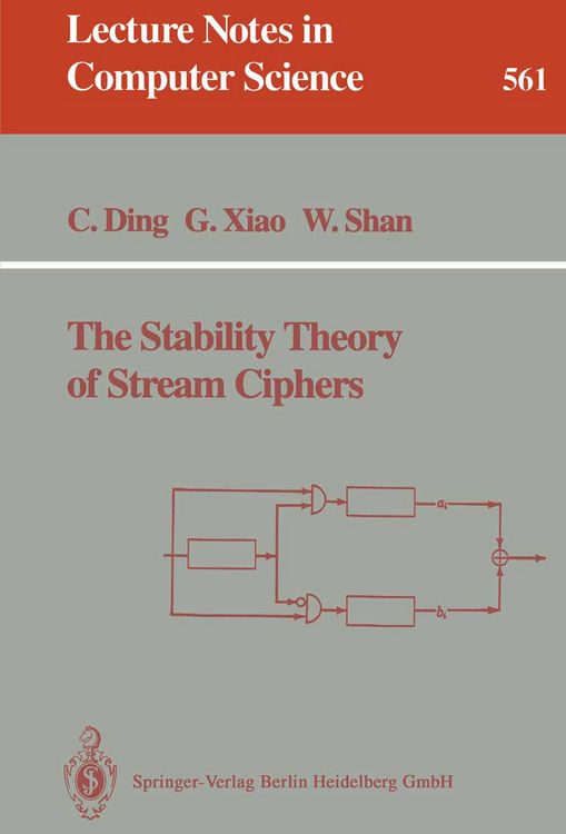 Produktbild: The Stability Theory of Stream Ciphers