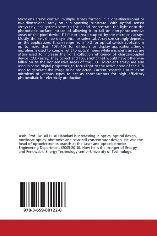 Produktbild: Microlens Arrays Solar Concentrator Design using ZEMAX