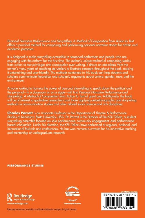 Produktbild: Personal Narrative Performance and Storytelling
