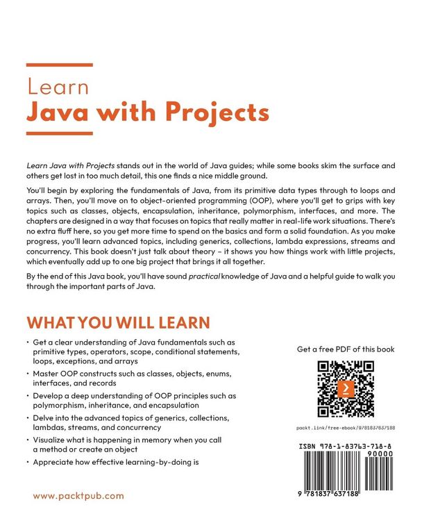 Produktbild: Learn Java with Projects