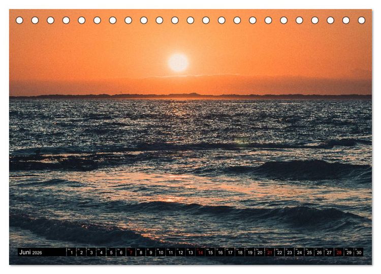 Produktbild: Mein Jahr auf Norderney (Tischkalender 2026 DIN A5 quer), CALVENDO Monatskalender
