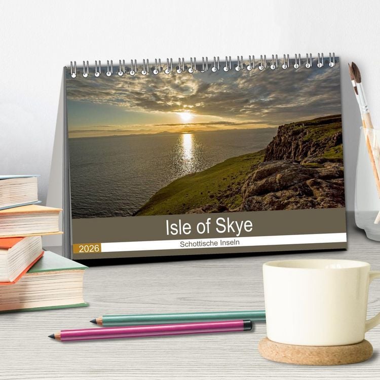 Produktbild: Isle of Skye - Schottlands Inseln (Tischkalender 2026 DIN A5 quer), CALVENDO Monatskalender