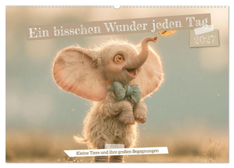 Produktbild: Ein bisschen Wunder jeden Tag (Wandkalender 2027 DIN A2 quer), CALVENDO Monatskalender