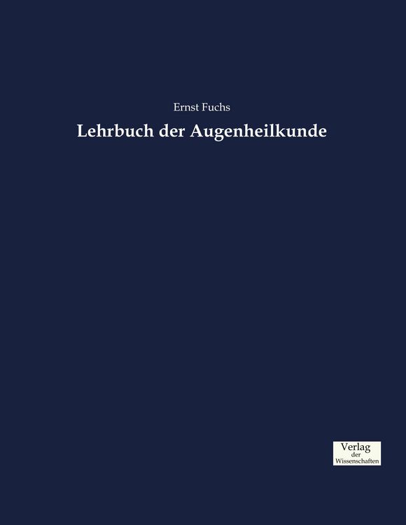 Produktbild: Lehrbuch der Augenheilkunde