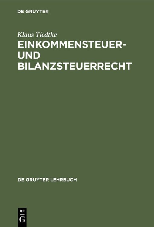 Produktbild: Einkommensteuer- und Bilanzsteuerrecht