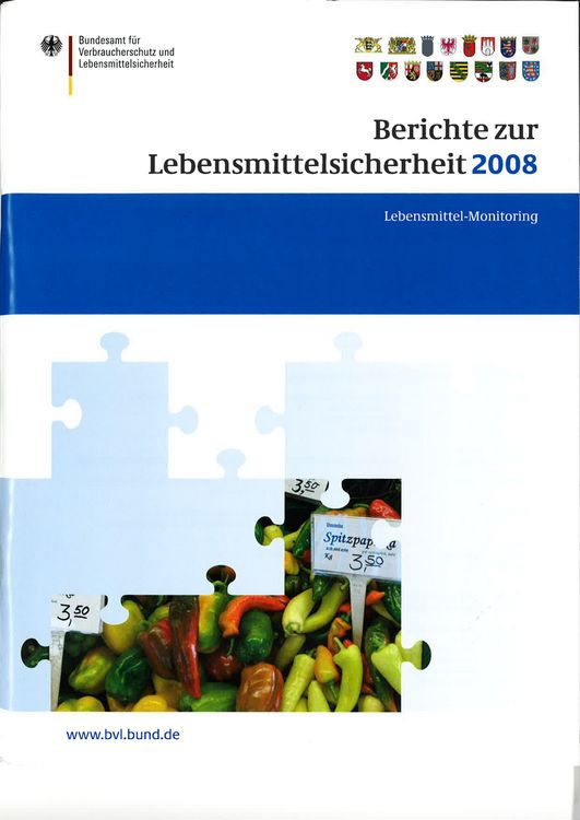 Produktbild: Berichte zur Lebensmittelsicherheit 2008
