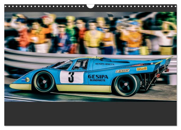 Produktbild: Motorsport in 1/32 (Wandkalender 2025 DIN A3 quer), CALVENDO Monatskalender