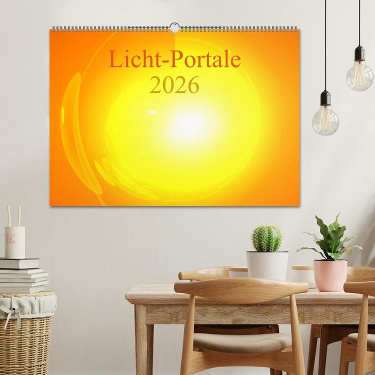 Produktbild: Licht-Portale 2026 (Wandkalender 2026 DIN A2 quer), CALVENDO Monatskalender