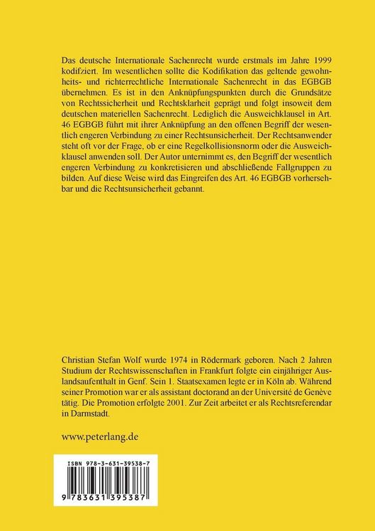 Produktbild: Der Begriff der wesentlich engeren Verbindung im Internationalen Sachenrecht