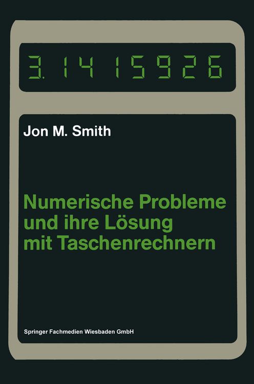 Produktbild: Numerische Probleme und ihre L&ouml;sung mit Taschenrechnern