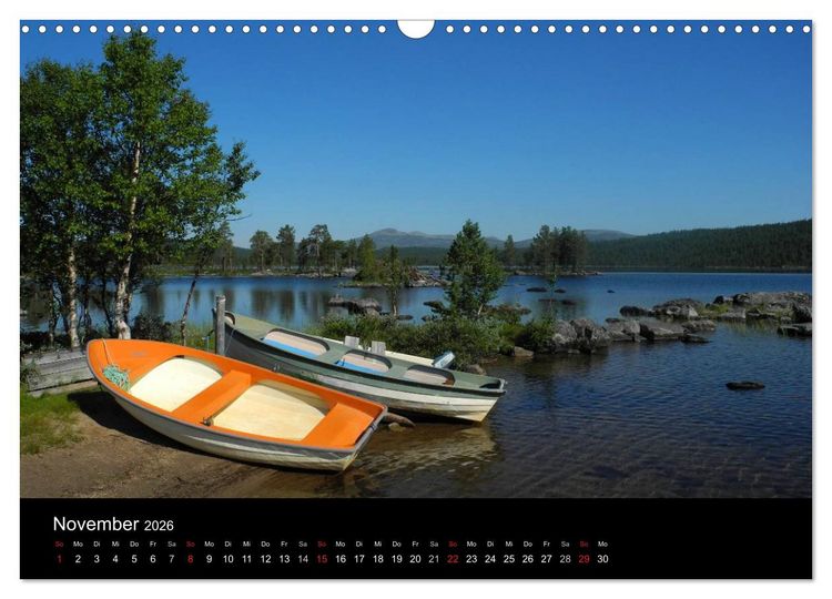Produktbild: Norwegische Lichtblicke (Wandkalender 2026 DIN A3 quer), CALVENDO Monatskalender