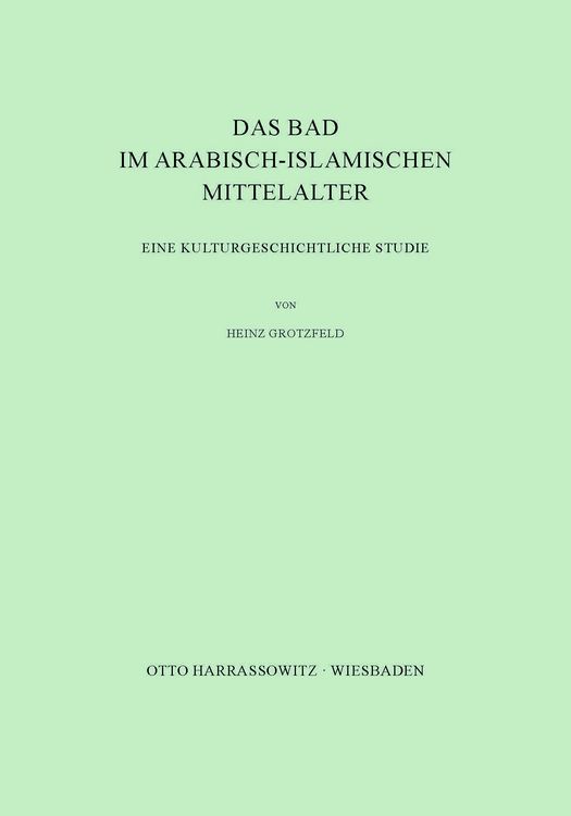 Produktbild: Das Bad im arabisch-islamischen Mittelalter