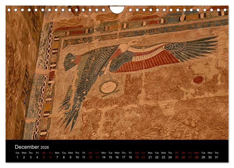Produktbild: On the trail of the ancient Egypt (Wall Calendar 2026 DIN A4 landscape), CALVENDO 12 Month Wall Calendar