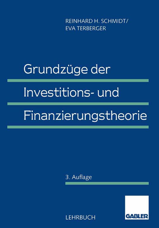 Produktbild: Grundz&uuml;ge der Investitions- und Finanzierungstheorie