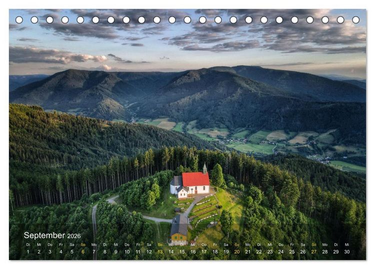 Produktbild: Faszination Schwarzwald (Tischkalender 2026 DIN A5 quer), CALVENDO Monatskalender