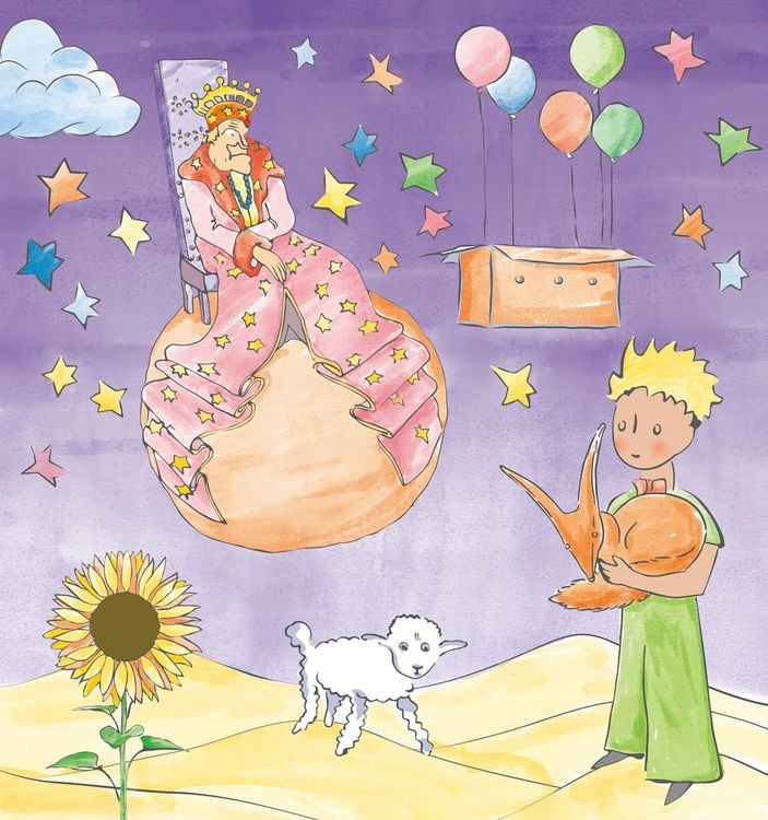 Produktbild: AVENIR - Wassermalfarben-Buch Kleiner Prinz