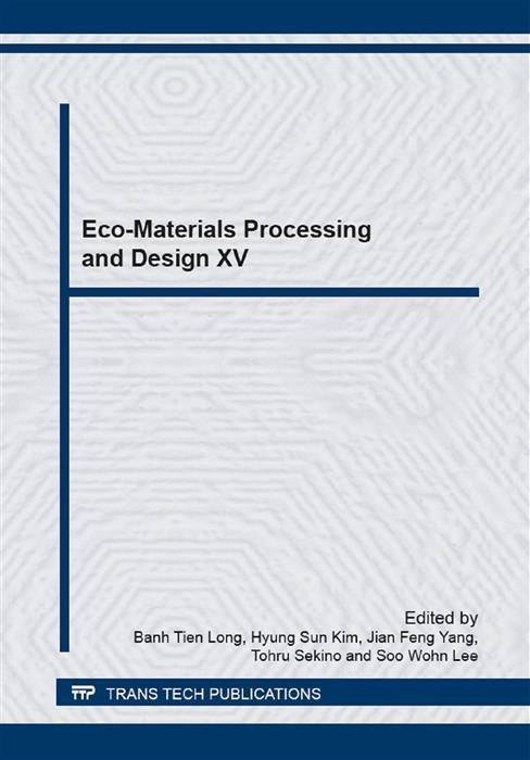 Produktbild: Eco-Materials Processing and Design XV