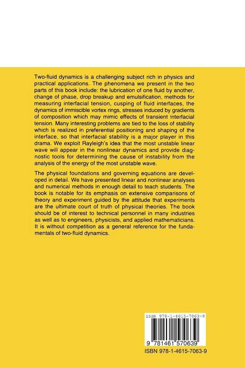 Produktbild: Fundamentals of Two-Fluid Dynamics