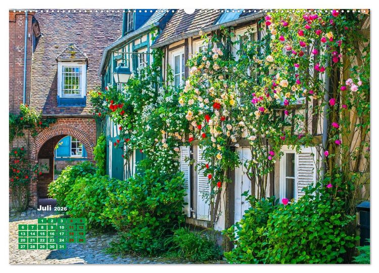 Produktbild: Reiseziel Normandie (hochwertiger Premium Wandkalender 2026 DIN A2 quer), Kunstdruck in Hochglanz