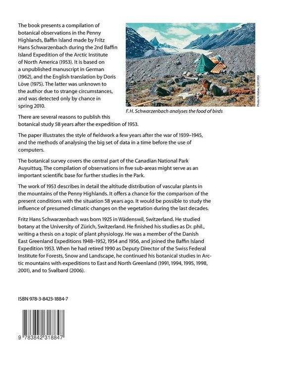 Produktbild: Botanical Observations on the Penny Highlands of Baffin Island