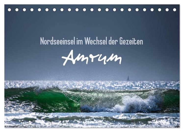 Produktbild: Amrum - Nordseeinsel im Wechsel der Gezeiten (Tischkalender 2026 DIN A5 quer), CALVENDO Monatskalender