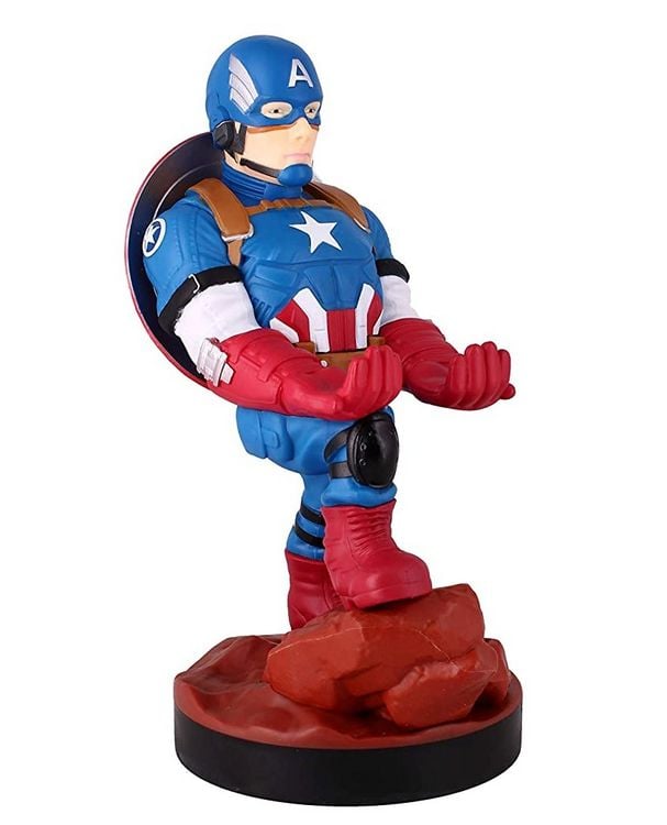 Produktbild: Cable Guy - Marvel: Captain America, St&auml;nder f&uuml;r Controller, Mobiltelefon und Tablets