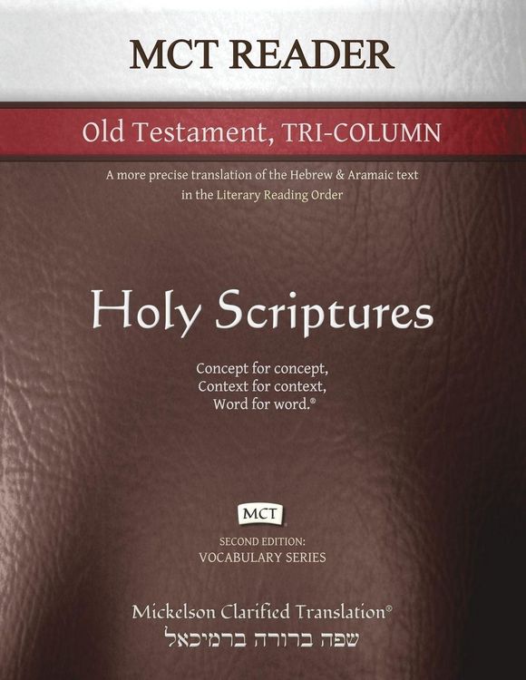 Produktbild: MCT Reader Old Testament Tri-Column, Mickelson Clarified