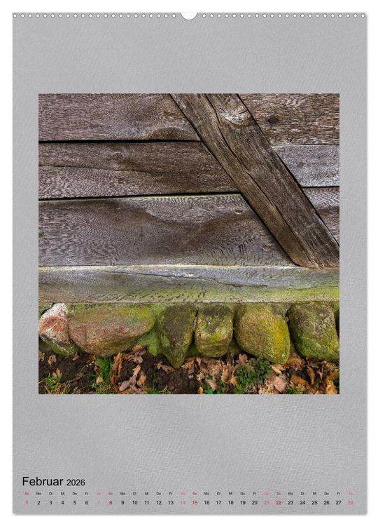 Produktbild: Holz in alten Verbindungen (Wandkalender 2026 DIN A2 hoch), CALVENDO Monatskalender
