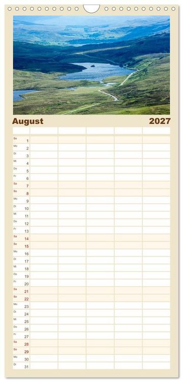 Produktbild: Familienplaner 2027 - Isle of Skye - Schottlands Inseln mit 5 Spalten (Wandkalender, 21 x 45 cm) CALVENDO