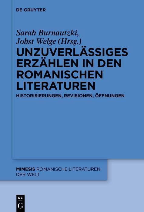 Produktbild: Unzuverl&auml;ssiges Erz&auml;hlen in den romanischen Literaturen