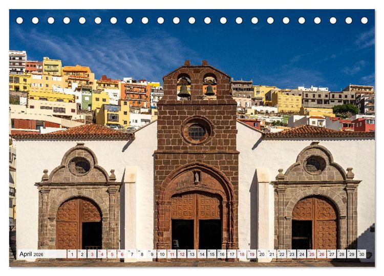 Produktbild: Kanarische Inseln: La Gomera (Tischkalender 2026 DIN A5 quer), CALVENDO Monatskalender