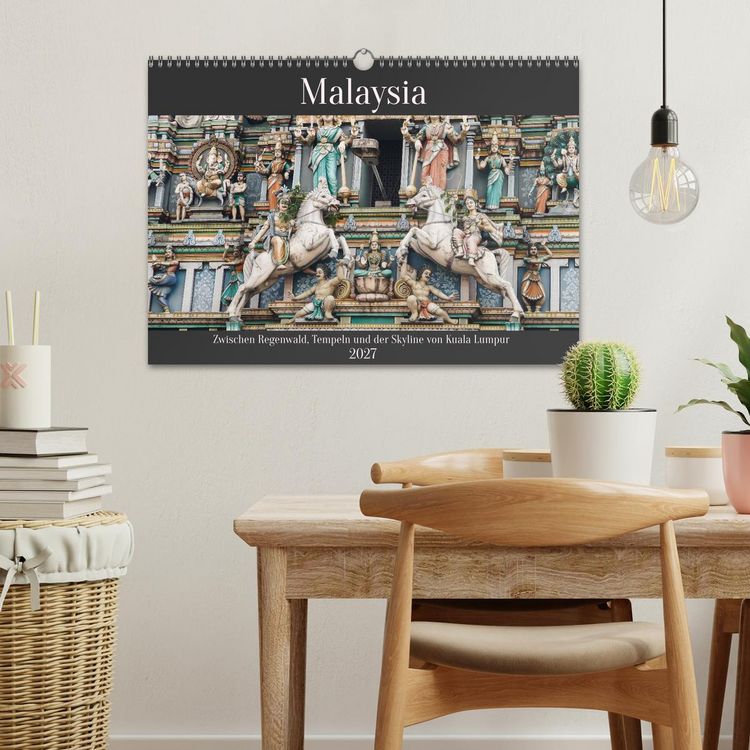 Produktbild: Malaysia &ndash; Zwischen Regenwald, Tempeln und Skyline von Kuala Lumpur (Wandkalender 2027 DIN A3 quer), CALVENDO Monatskalender