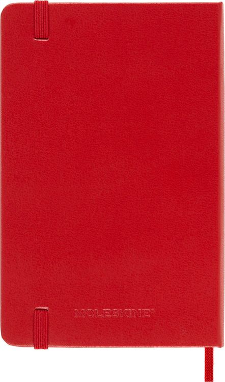 Produktbild: Moleskine Notizbuch, Pocket/A6, Liniert, Fester Einband, Rot