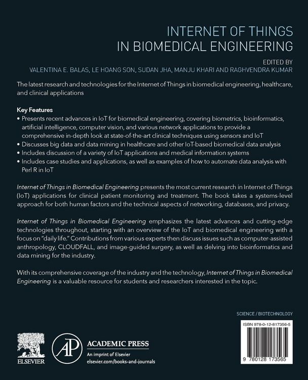 Produktbild: Internet of Things in Biomedical Engineering