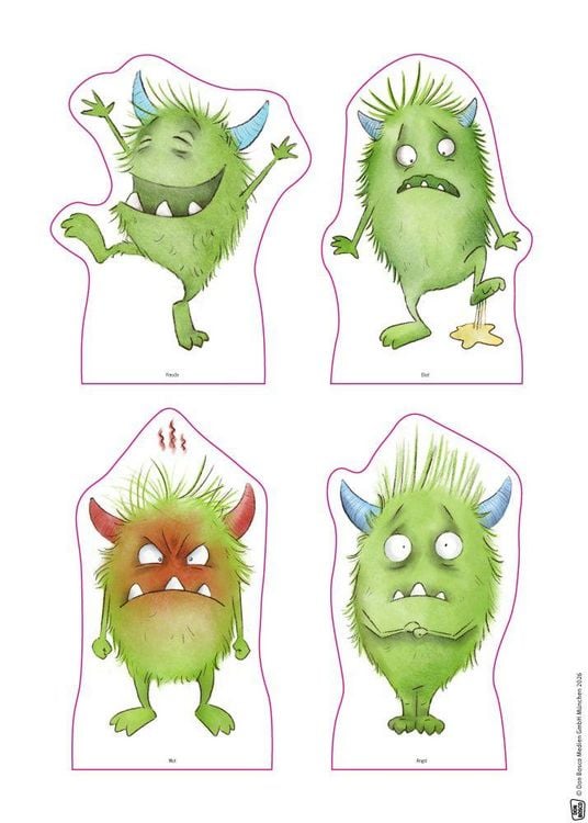 Produktbild: Eddie. Gef&uuml;hle wahrnehmen, erkennen und benennen. Erz&auml;hlschienen-Figurenset