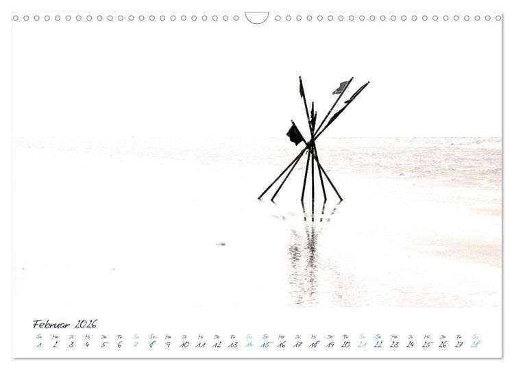 Produktbild: Meeresbilder - Nordsee-Impressionen (Wandkalender 2026 DIN A3 quer), CALVENDO Monatskalender