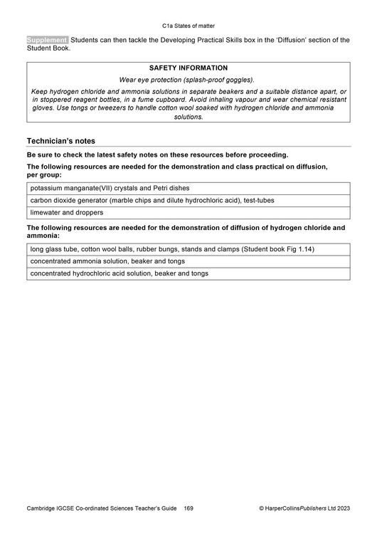 Produktbild: Cambridge Igcse(tm) Co-Ordinated Sciences Teacher Guide