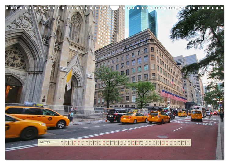 Produktbild: Streets of New York - Zu Fu&szlig; durch die Metropole der Superlative (Wandkalender 2026 DIN A3 quer), CALVENDO Monatskalender
