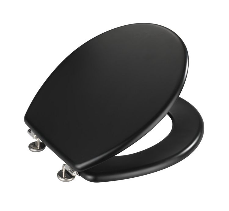 Produktbild: WC-Sitz Mod. Prima Schwarz Matt, MDF, zertifiziert