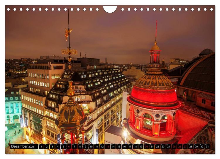 Produktbild: Jugendstilarchitektur - ein Bilderbogen quer durch Europa (Wandkalender 2026 DIN A4 quer), CALVENDO Monatskalender