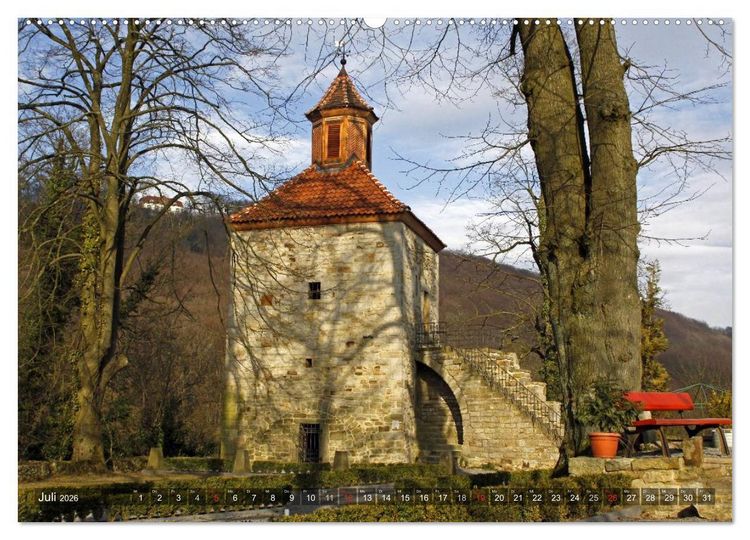 Produktbild: Deutsche Burgen (hochwertiger Premium Wandkalender 2026 DIN A2 quer), Kunstdruck in Hochglanz