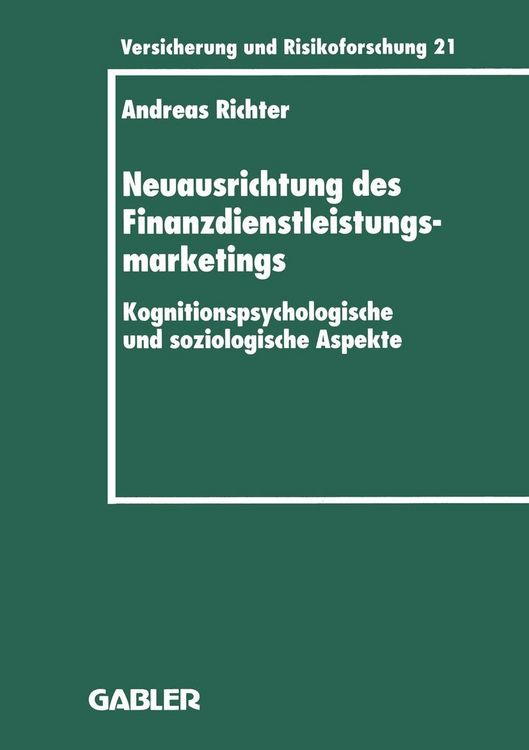 Produktbild: Neuausrichtung des Finanzdienstleistungsmarketings