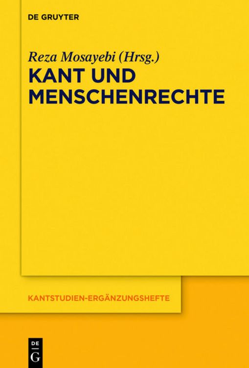 Produktbild: Kant und Menschenrechte